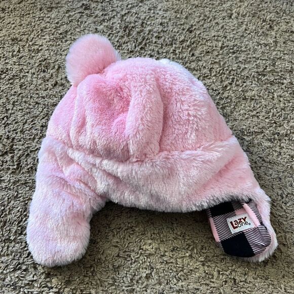 Lazy One Kids Pink Bear Hat- Medium - Picture 5 of 6